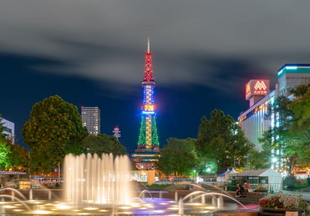 電視塔夜景 電視塔夜景